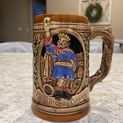 Vintage Pabst Blue Ribbon Collectible Holiday Stein 1987 • $12