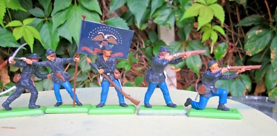 £3.20 • Buy Britains Deetail American Civil War - Full Set Of 6 Federal Union Troops