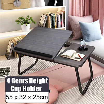 Foldable Laptop Table Bed Stand Desk Lap Tray Sofa Computer Portable Adjustable • $26.59