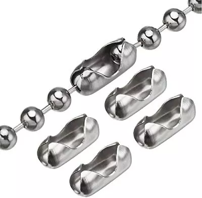 £4.21 • Buy First Blinds 4.5mm Roller Roman Vertical Blind Spare Parts Metal Chain Joiners 