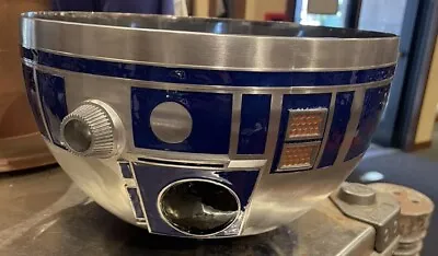 Star Wars Galaxy’s Edge Batuu Droid Depot R2D2 R2-D2 METAL Mixing Bowl Disney • $119.95