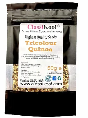 £8.99 • Buy Classikool Tricolour Quinoa Seeds For Nutritional Cooking, Baking, Salad, Cereal