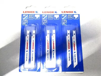 Lenox (20323) 3/8 X 3-5/8 U-Shank 24 TPI Bi-Metal Jig Saw Blade - 6 PC • $15.95