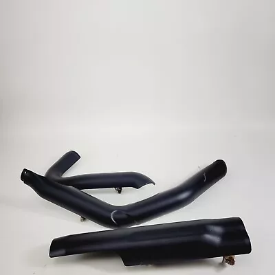 Denim Black Exhaust Heat Shields Touring OEM Harley Davidson 2017-2023 M8 • $151.96