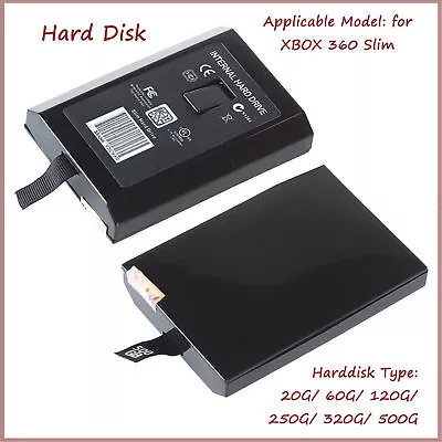 Hard Disk Internal Drive For XBOX 360 Slim 20G/ 60G/ 120G/ 250G/ 320G/ 500G HDD • $17.59