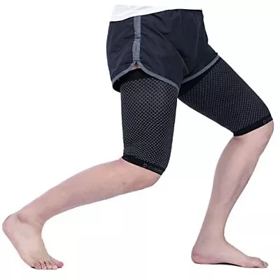  Thigh Compression Sleeve For Men Women 1 Pair – Quad & Thigh Large Black • $33.50