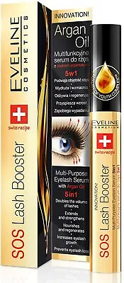£5.39 • Buy Eveline SOS Multi-Purpose Eyelash Serum Conditioner Lash Booster Activator 5in1