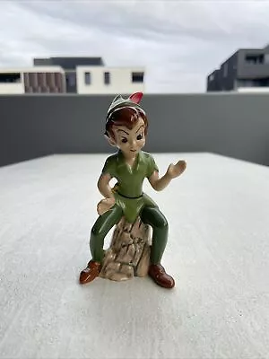 Peter Pan Vintage Ceramic Figurine Disney Made In Japan • $24.95