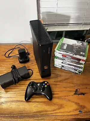 Microsoft Xbox 360 Console + 12 Games ! GTA V FIFA CALL OF DUTY & MORE… • $145