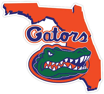 Florida Gators Logo Vinyl Sticker Decal **MANY SIZES** Cornhole Truck Car • $3.80