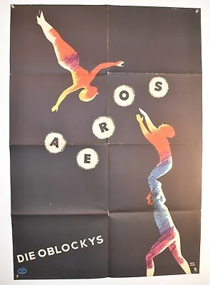 Original Vintage Circus Poster - Circus Aeros - 1967 - A0 (455 X 325 Inch) • $413.09
