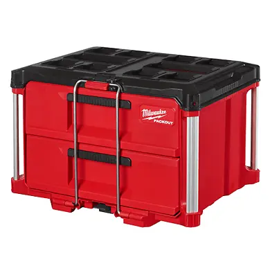Milwaukee 48-22-8442 PACKOUT Impact Resistant 2-Drawer Tool Box 50lbs Capacity • $149
