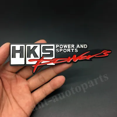 Metal HKS Power&Sports Car Trunk Tailgate Rear Emblem Badge Decal Sticker JDM • $9.90