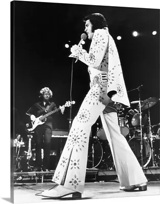 Elvis On Tour Elvis Presley 1972 Canvas Wall Art Print Celebrity Home Decor • $309.99