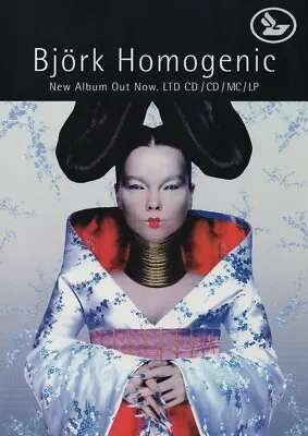 £5.50 • Buy Bjork - Homogenic - Full Size Magazine Advert