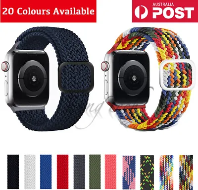 $6.99 • Buy For Apple Watch Adjustable Braided Solo Loop Band  IWatch Ultra 8-1SE 38MM-49MM
