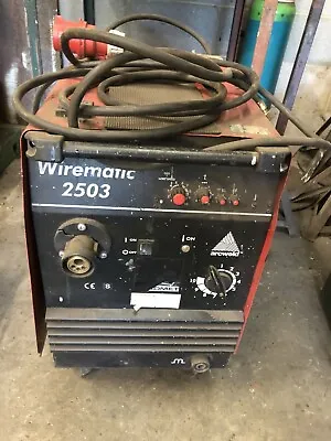£480 • Buy Lincoln Wirematic 2503 Mig Welder.  Used, Collection Only. No Gun 