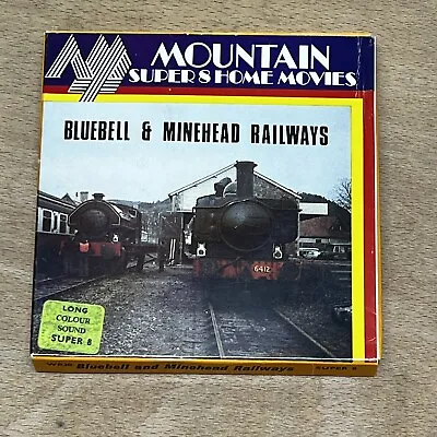 Bluebell & Minehead Railways Super 8 Home Movie In Colour Sound By Mountain • £10