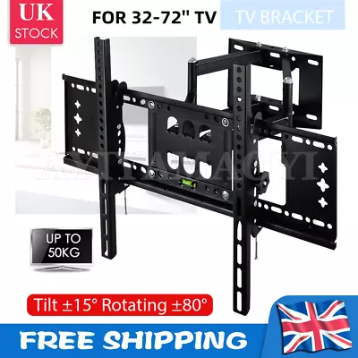 14-70 Inch TV Stand Universal Table Top Desk Top Monitor Bracket Base Adjust UK • £8.99