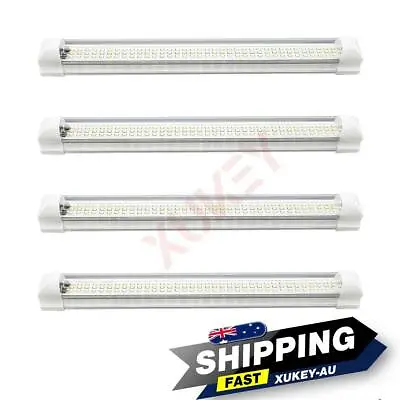 4X 108LED 12V Strip Lights BAR White Car Interior Lamp Camping Caravan Boat RV • $29.30