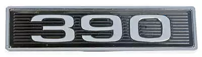 390 Mustang Black Chrome Plated Hood Scoop Adhesive Backed Emblem • $13.37