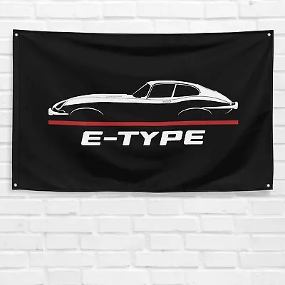 For Jaguar E-Type 1961-1968 Car Enthusiast 3x5 Ft Flag Birthday Gift Banner • $19.99