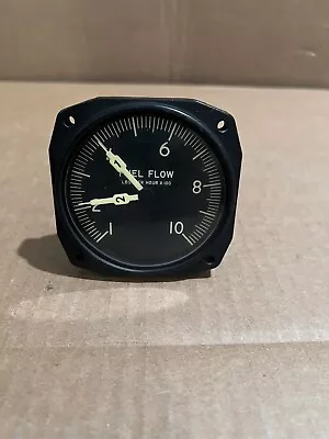 Vintage Aircraft Avionics Narf Norva Indicator Fuel Flow Sold As Is For Parts • $25