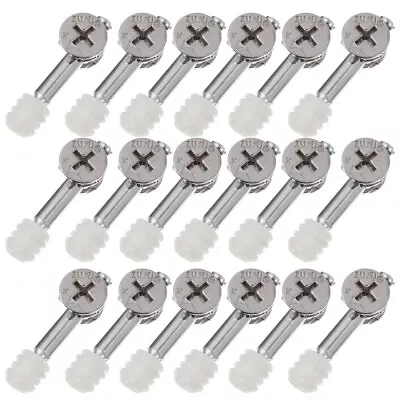  50 Pcs Hardwares Bolts Cabinet Connectors Dowel Screws Furniture Nut Desk • £21.79