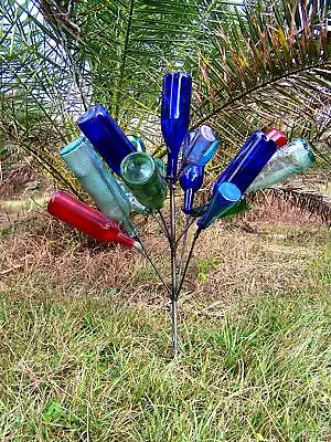 Small 15 -16 Wine Garden BOTTLE TREE Southern Steel Yard Art Stake FREE SHIPPING • $49.99