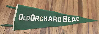 Vintage Old Orchard Beach ME 27  Felt Souvenir Pennant • $34.95