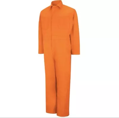 NEW! Red Kap  Coveralls Men  Long Sleeve -  Orange Size 46 • $20