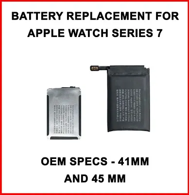 For Apple Watch Series 7 Battery Replacement 41 MM 45 MM - OEM Specs • $19