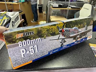 £80 • Buy * FMS * P-51 Mustang 800mm * Reflex V2 * PNP * BNIB * New *