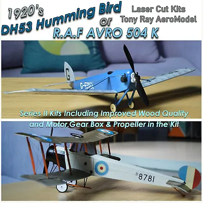 1920's DH 53 Humming Bird Or AVRO 504 K Motor/Prop Multi Listing Model Aircraft • $8.64