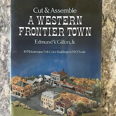 Cut & Assemble A Western Frontier Town Paper Doll Book 1979 • $15