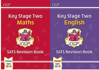 £12.99 • Buy NEW KS2 SATS English & Maths Revision Set By CGP Books