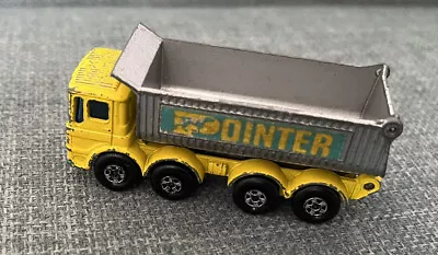 Matchbox Superfast Ergomatic Cab 8 Wheel Tipper Toy Truck Vintage Collectable • £2