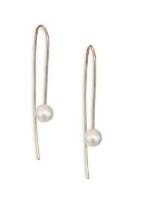 14ct Gold Filled Certified Freshwater Pearl Earrings Free Giftbox • £18