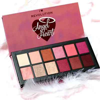 I Heart Makeup Revolution 'Angel Heart' Palette Nude Earthy Matte Shimmer NEW IN • £7.99