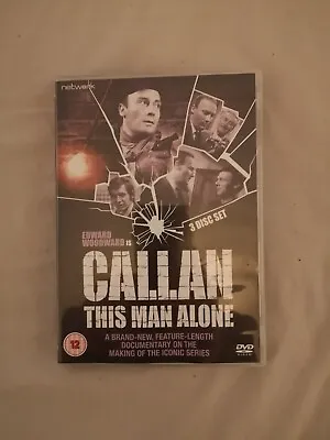 Callan - This Man Alone- 3 Dvd Set - Network Dvd Edward Woodward • £8