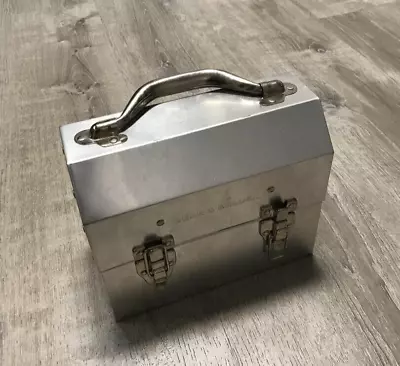 £68.77 • Buy Rare Vintage Dean & Deluca Silver Metal Industrial Old School Lunchbox Retired