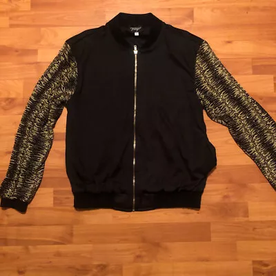 Asos Reclaimed Vintage Metallic Bomber • $50