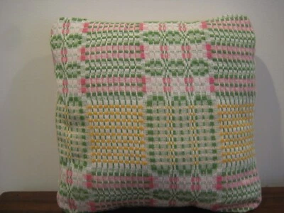 $25 • Buy Pillow Sham Cover#9 - Antique Coverlet - Decorative Throw Pillow - Accent Pillow