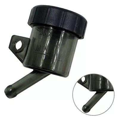 Front Brake Clutch Tank Cylinder Fluid Oil Reservoir Cup Universal Motor Black • £6.56