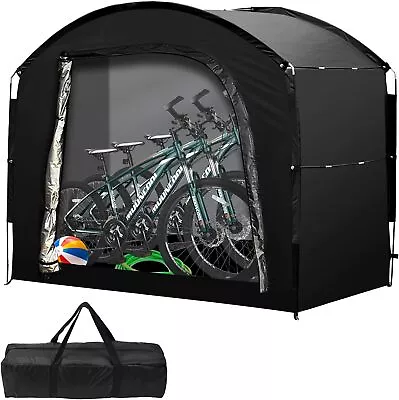 Waterproof Bike Storage Tent Shed Outdoor Shelter Cover Lawn Mower Garden Tools • $103.20