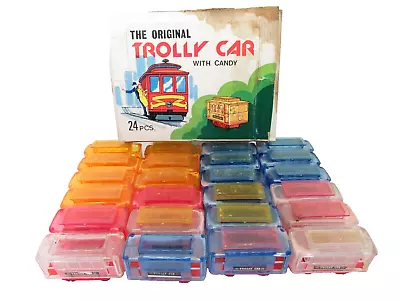 Vintage Original Trolly Car Plastic Candy Containers Store Display Box Hong Kong • $85