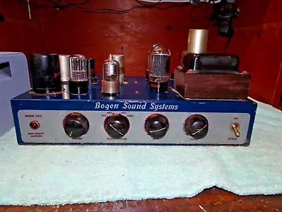 David Bogen PX-15 Vintage 6L6G Tube PA Amplifier (pretty Rare Powers Up) • $399.99