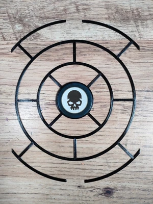 Wargaming Objective Marker - 40mm Objective With 3  Control Area • £3