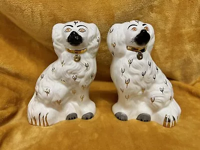 Pair Of 19 Cm BESWICK Ceramic Cavalier King Charles Spaniel Wally Dog Ornaments • £15