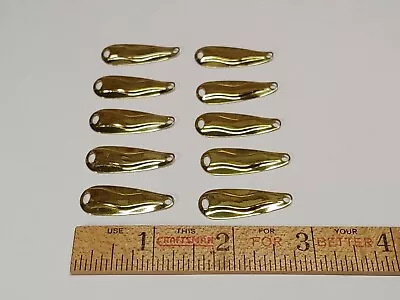 Metal Spoon Lures Lot Of 10 Luhr Jensen Eddie Pope's Hot Shot Wobbler Gold • $13.95